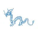 Sello dragón chino 