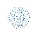 Sello sol con cara