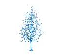Sello árbol sin hojas
