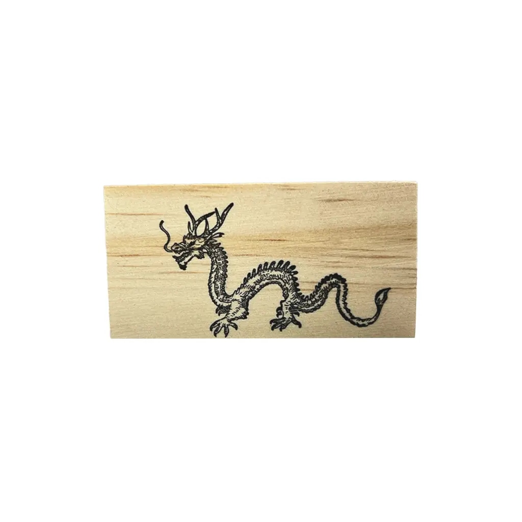 Sello dragón chino 