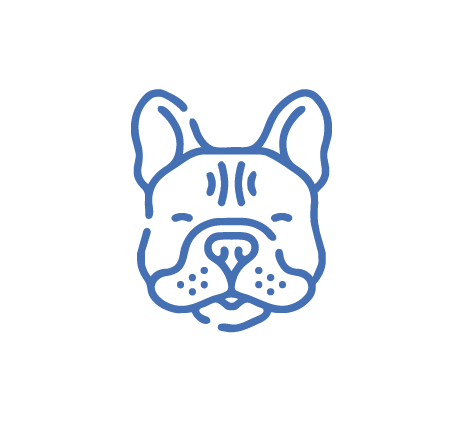 [SCA-PER-05] Sello perro bull dog francés