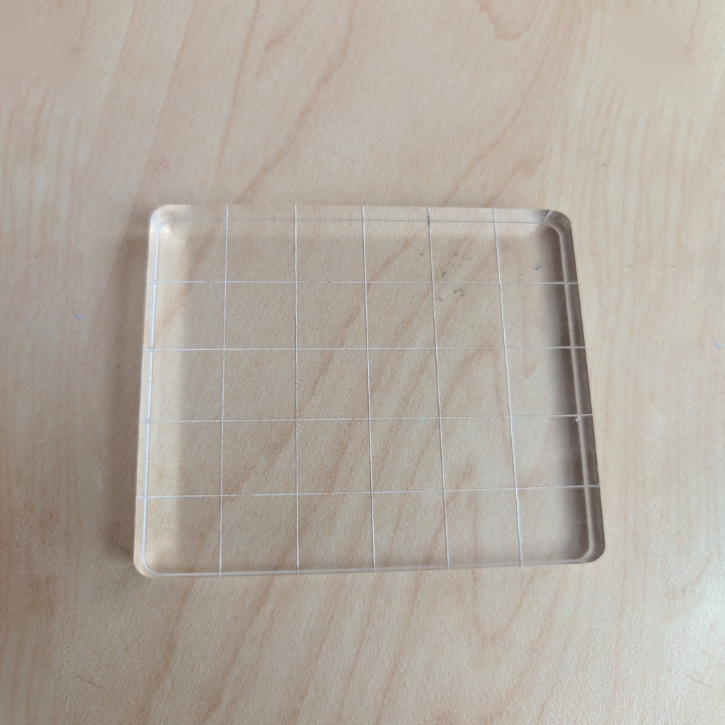 [AS-A5x6] Acrílico base para sellos de silicona 5x6 cm
