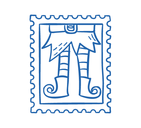 [SCA-NAV-11] Sello estampita ayudante de santa