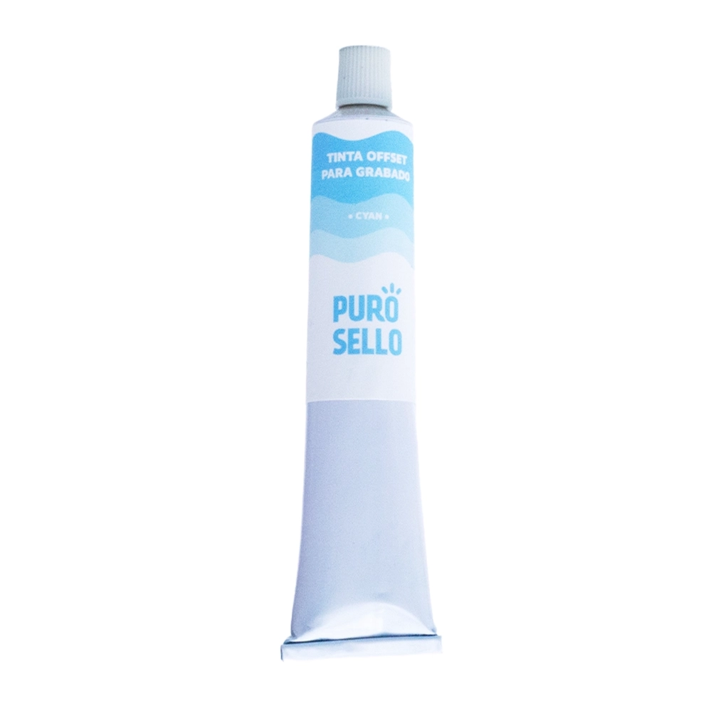 [MG-TO40C] Tinta para grabado en linóleo offset cyan traslúcido