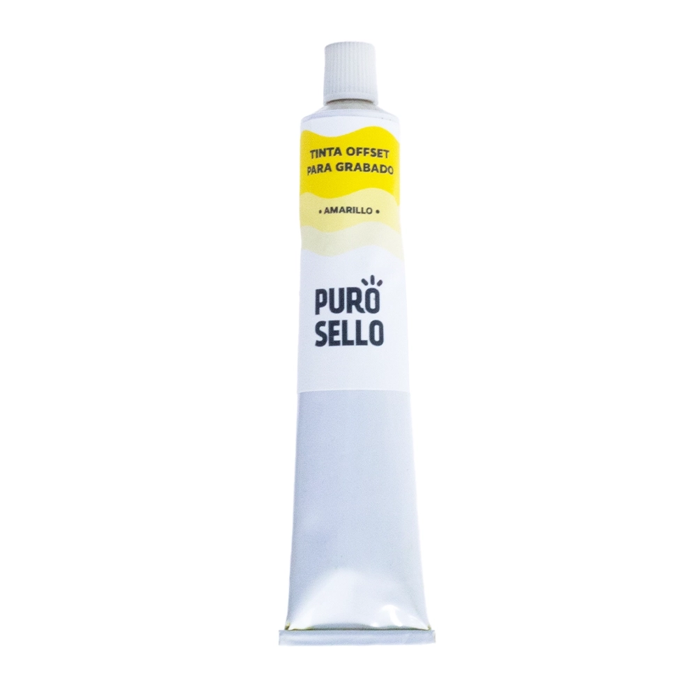[MG-TO40A] Tinta para grabado en linóleo offset amarillo translucido 40g