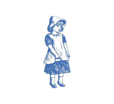 [SCA-HUM-04] Sello niña de pie