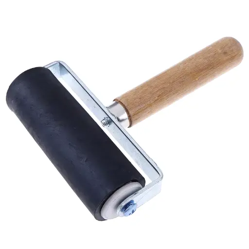 [MG-RG10B] Rodillo de goma rígido para grabado 10 cm 