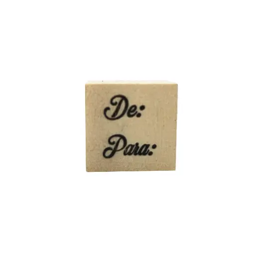 [SCA-NAV-15] Sello De / para letra cursiva