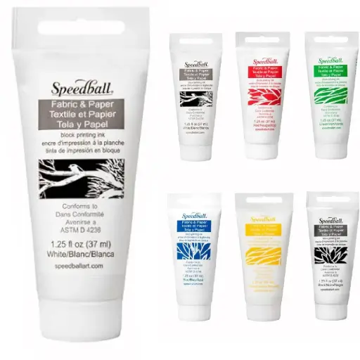 [TS-37NE] Tinta para tela Speedball  37ml - Negro